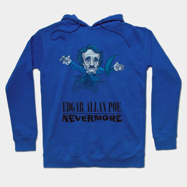 Edgar Allen Poe Nevermore Hoodie by majanation